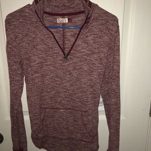 burgundy sweater